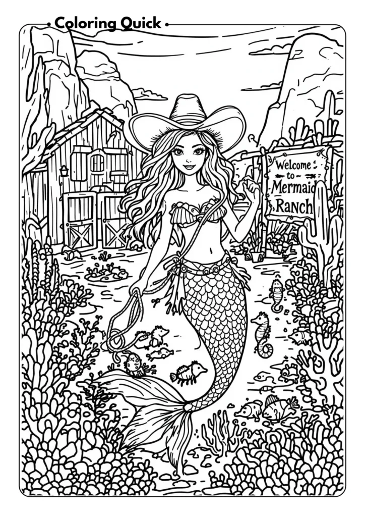 Halloween Mermaid's Spooky Party