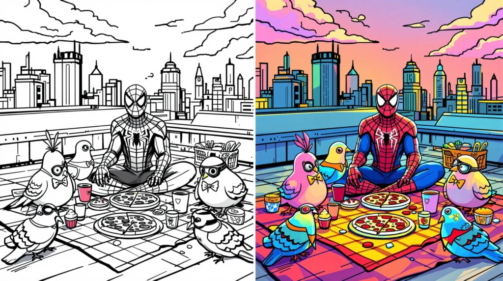Spiderman Coloring Pages