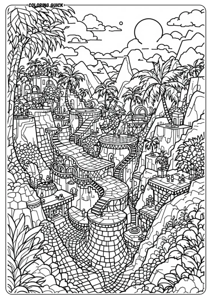 SONIC Green Hill Zone Landscape