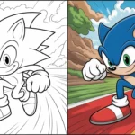 Sonic Coloring sheets printable