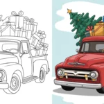 Vintage Car Coloring Sheets Printable