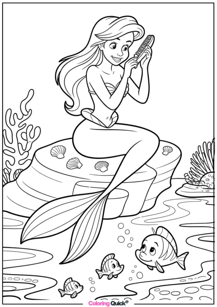 Ariel Coloring page