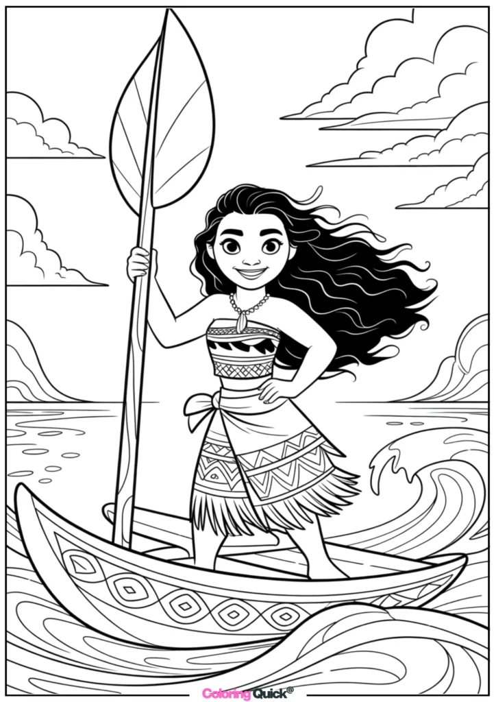 Moana Coloring Pages