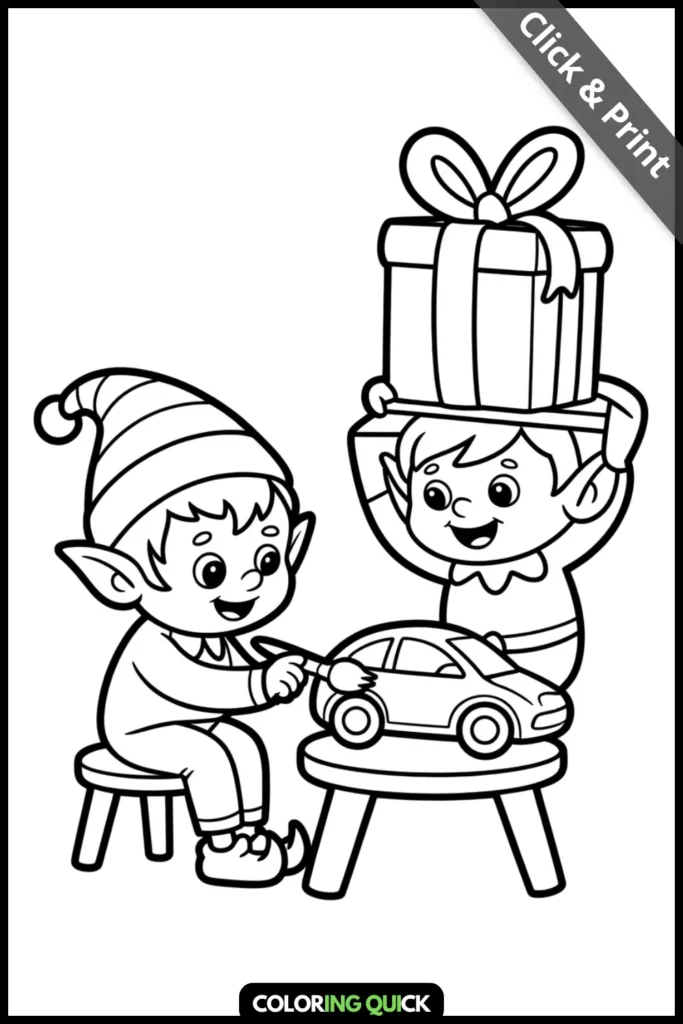 Cute Christmas Coloring Pages Printable