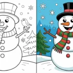 Happy Christmas Coloring Pages